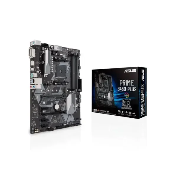 PRIME B450-PLUS - AMD - Socket AM4 - AMD Athlon - AMD Ryzen 3 - 2nd Generation AMD Ryzen™ 3 - AMD Ryzen 3 3rd Gen - AMD Ryzen 5 - 2nd... - DDR4-SDRAM - DIMM - 2133,2400,2666,2800,3000,3200 MHz