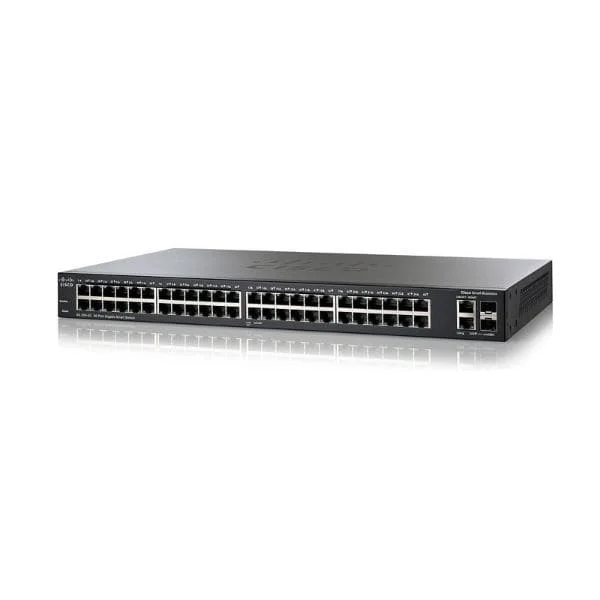 SG200-50 50-Port 10/100/1000, 2 mini-GBIC Smart Switch, SLM2048T-CN