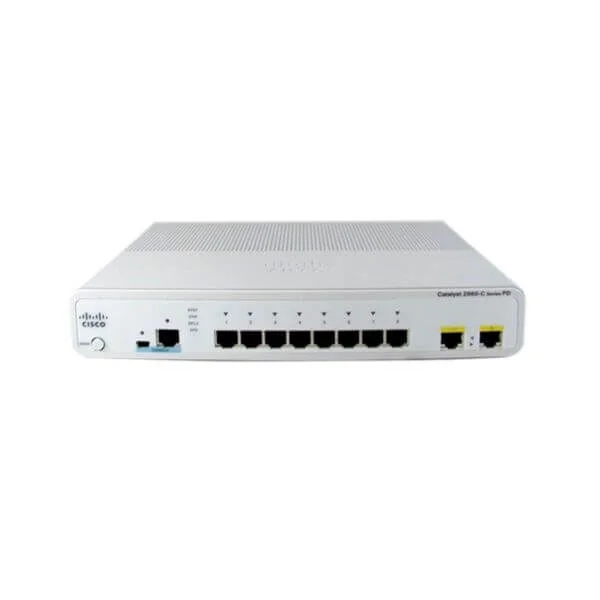 Catalyst 2960C PD Switch 8 FE, 2 x 1G, PoE+ LAN Base